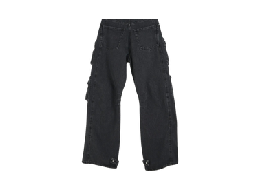 Clearout Baggy Multipocket Black Denim