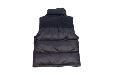 Clearout Sleeveless Puffy Jacket Black