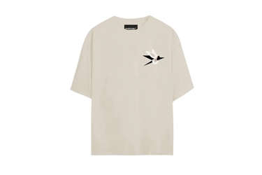 Basedodici T-Shirt “RESORT” Logo Cream