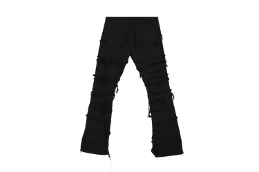 Clearout Distressed Black Denim