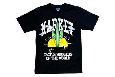 Market Cactus Tee Black