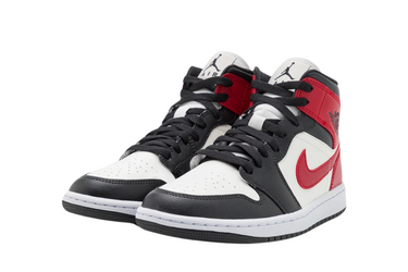 Nike Air Jordan 1 Mid Gym Red Off Noir (Womens)