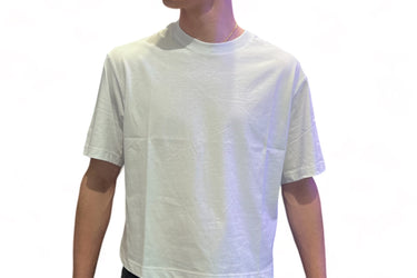 Clearout Boxy Cropped Tee White