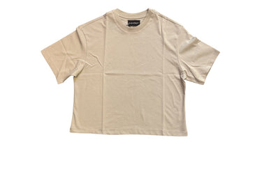 Clearout Boxy Cropped Tee Cream